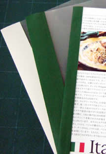 テープ製本。